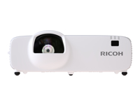 RICOH PJ WUL5A40ST 55-150p WUXGA 1920×1200 4500 Lumens USB Memory Projection Short-Throw 3LCD Laser Projector
