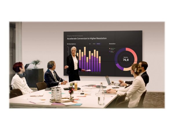 SAMSUNG 55″ 16:9 FullHD VM55B-U direct-LED IPS 500nits DP 1.2, HDMI in x2/out, DVI-D, Ethernet, 3.5mm bezel to bezel VESA 600×400