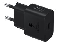 SAMSUNG fast charger USB-C 25W with data cable black
