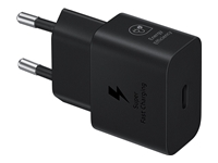 SAMSUNG fast charger USB-C 25W without data cable black