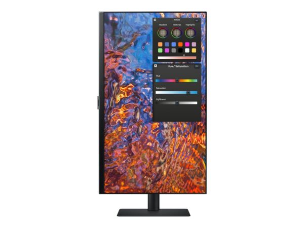 SAMSUNG LS27B800PXPXEN 27p 16:9 3840×2160 IPS 5ms HDR400 HAS/Swivel/Pivot/Tilt HDMI/DP/USB-C 90W/LAN USB3 Hub VESA 100