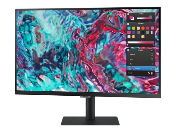 SAMSUNG LS27B800TGUXEN 27p S80TB UHD 3840×2160 2x Thunderbolt 4& Lan port Daisy Chain Built-in speakers Intelligent