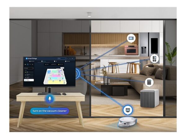 SAMSUNG LS32DM700UUXEN 32p UHD VA 60Hz Smart Monitor M7 4ms Black HDMI