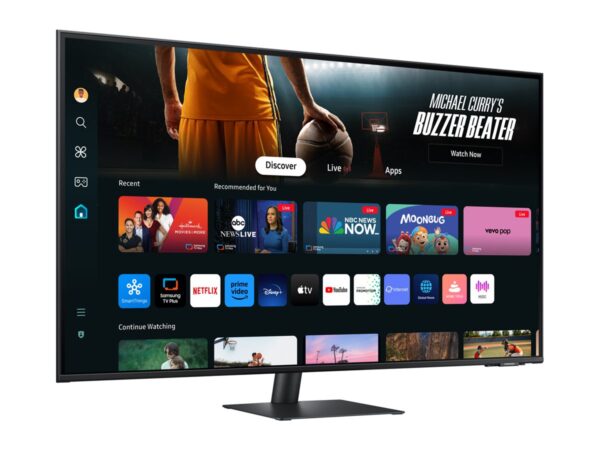 SAMSUNG LS43DM702UUXEN 43p UHD VA 60Hz Smart Monitor M7 4ms Black HDMI