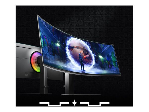 SAMSUNG LS49DG934SUXEN ODYSSEY OLED G9 G93SC 49p 240Hz 1800R DWQHD 5120×1440 240Hz QD-OLED Glare-Free 0.03ms 1800R HDR10