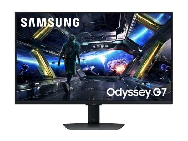 SAMSUNG ODYSSEY G7 – LS32DG702 32p 144Hz – SMART – Ecran gaming – UHD 4K 3840×2160 –  IPS – 0.03ms- HDR400 350cd/m² DP + USB A to B
