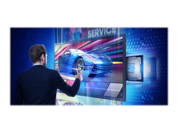 SAMSUNG QM55B-T 55p Wide 16:9 All-in-one Capacitive Touch 400nits 2x10W speakers HDMI USB WiFi VESA