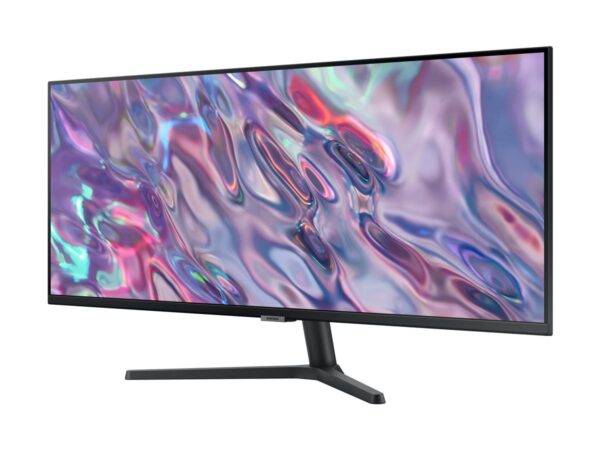 SAMSUNG S34C500GAU Ecran 34 »- – 3440 x 1440 UWQHD @ 100 Hz – VA – 300 cd/m² – 3000:1 – HDR10 – 5 ms – 2xHDMI, DisplayPort – noir