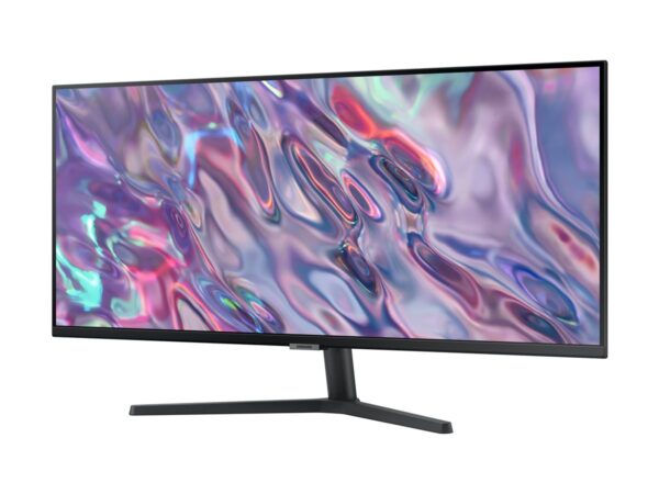 SAMSUNG S34C500GAU Ecran 34 »- – 3440 x 1440 UWQHD @ 100 Hz – VA – 300 cd/m² – 3000:1 – HDR10 – 5 ms – 2xHDMI, DisplayPort – noir