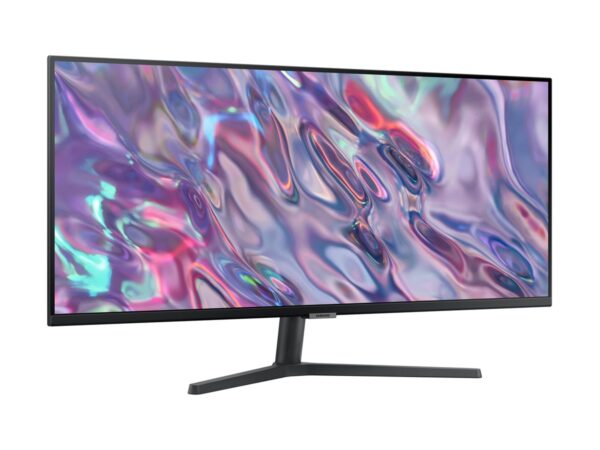 SAMSUNG S34C500GAU Ecran 34 »- – 3440 x 1440 UWQHD @ 100 Hz – VA – 300 cd/m² – 3000:1 – HDR10 – 5 ms – 2xHDMI, DisplayPort – noir
