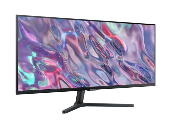 SAMSUNG S34C500GAU Ecran 34 »- – 3440 x 1440 UWQHD @ 100 Hz – VA – 300 cd/m² – 3000:1 – HDR10 – 5 ms – 2xHDMI, DisplayPort – noir