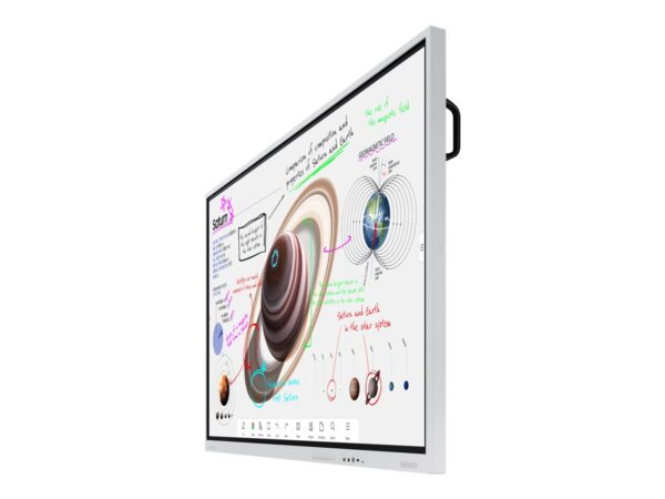 SAMSUNG WM75B Flip 4 75inch Touch Infrared UHD 3840×2160 16:9 300nit without glass 220nit with glass 16/7 3years