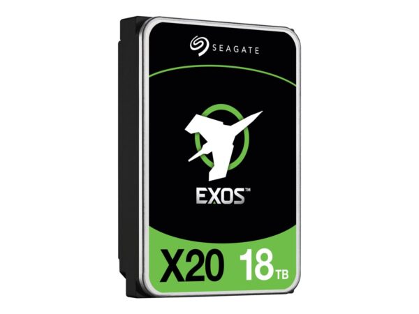 SEAGATE Exos X20 18To HDD SAS 12Gb/s 7200RPM 256Mo cache 3.5p 24×7 512e/4KN Standard