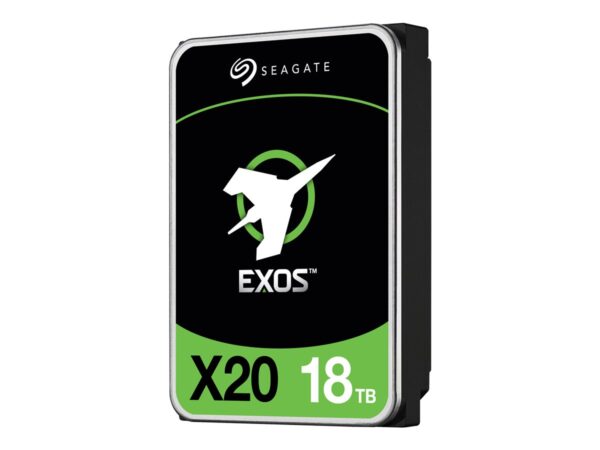 SEAGATE Exos X20 18To HDD SAS 12Gb/s 7200RPM 256Mo cache 3.5p 24×7 512e/4KN Standard