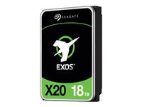 SEAGATE Exos X20 18To HDD SATA 6Gb/s 7200RPM 256Mo cache 3.5p 512e/4KN Standard