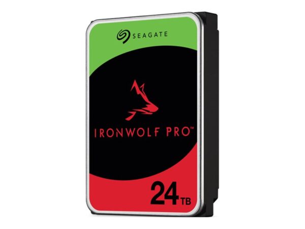 SEAGATE Ironwolf PRO Enterprise NAS HDD 24To 7200tpm 6Gb/s SATA 256Mo cache 8.9cm 3.5p 24×7 for NAS RAID Rackmount systems BL