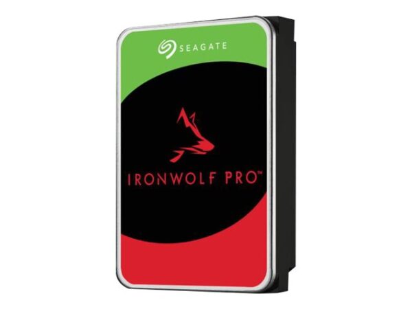 SEAGATE Ironwolf PRO Enterprise NAS HDD 8To 7200rpm 6Gb/s SATA 256Mo cache 8.9cm 3.5p 24×7 for NAS & RAID Rackmount Systeme BLK