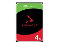 SEAGATE NAS HDD 4TB IronWolf 5400rpm 6Gb/s SATA 256MB cache 3.5inch 24×7 CMR for NAS and RAID rackmount systems BLK