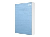 SEAGATE One Touch 4To External HDD with Password Protection Light Blue