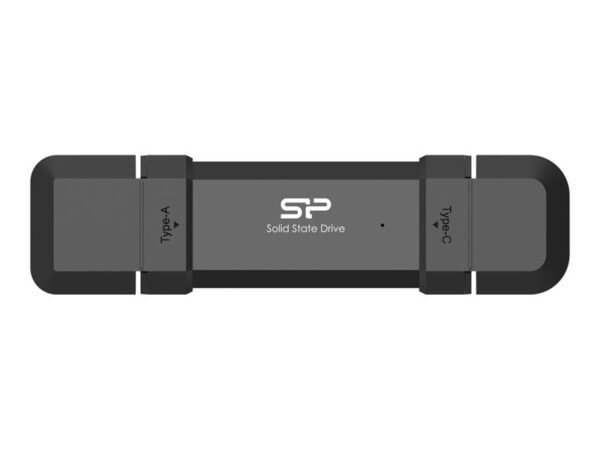 SILICON POWER DS72 500Go USB-A USB-C 1050/850 Mo/s External SSD Black
