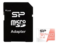 SILICON POWER memory card Superior Micro SDXC 512Go UHS-I A3 V30