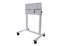 SMART Electric Height Adjustable Floor Stand FSE-500-W UL Listed Non-Locking White