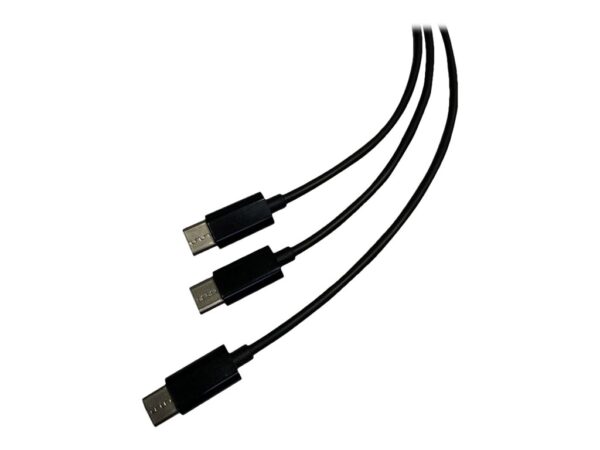 STEELPLAY Cable Dual Play & Charge Pour Manettes Noir PS5