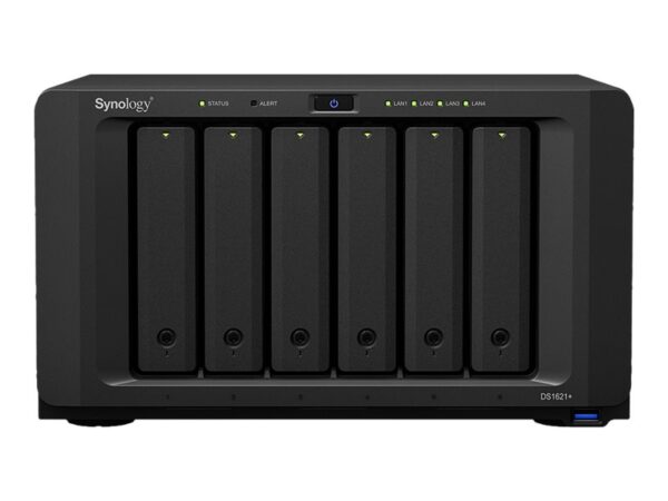 SYNOLOGY DS1621+ NAS AMD V1500B quad-core 2.2GHz 4Go DDR4 3xUSB 3.2 Gen 1 2xeSATA