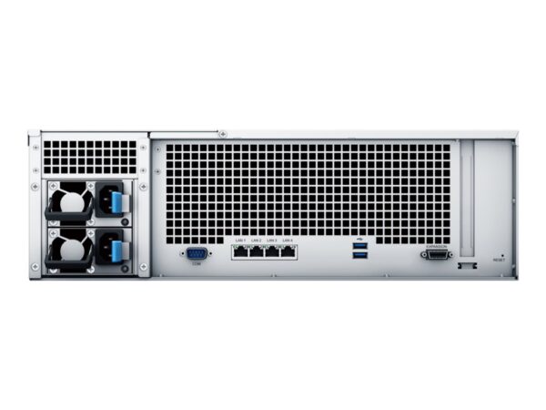 SYNOLOGY RS2821RP+ 16-Bay NAS-Rackmount AMD Ryzen Embedded V1500B quad-core 2.2GHz 4Go DDR4 up to 32Go RJ-45 4x1GbE