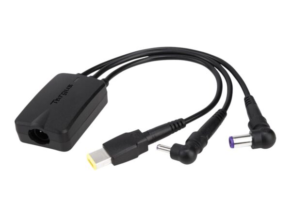 TARGUS 3-Way DC Charging Hydra Cable 3 Pin Black
