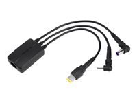 TARGUS 3-Way DC Charging Hydra Cable 3 Pin Black