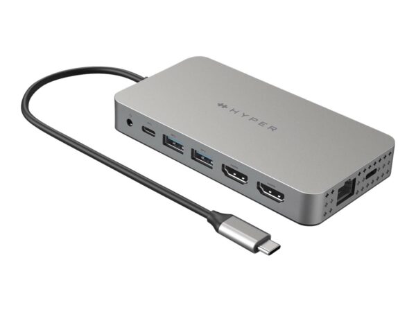 TARGUS Hyper HyperDrive Dual HDMI 10-in1 Travel Dock for M1macBook silicon Motion
