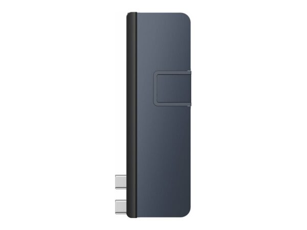 TARGUS HyperDrive Dual USB-C TB compatible 7-in-2 Hub w univ. USB-C ext adaptor – MN Blue – for all Apple MB