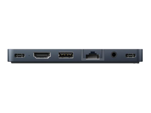 TARGUS HyperDrive Dual USB-C TB compatible 7-in-2 Hub w univ. USB-C ext adaptor – MN Blue – for all Apple MB