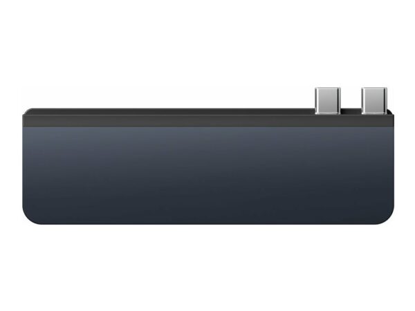 TARGUS HyperDrive Dual USB-C TB compatible 7-in-2 Hub w univ. USB-C ext adaptor – MN Blue – for all Apple MB