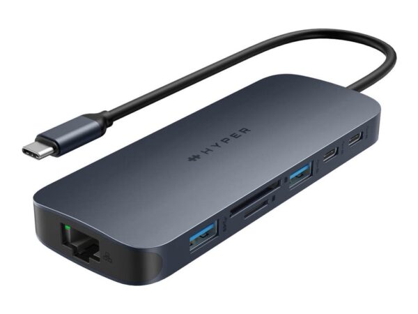 TARGUS HyperDrive EcoSmart Gen.2 Dual HDMI USB-C 11-in-1 Hub w 140 W PD3.1 Pass-Thru – For MST enabled devices