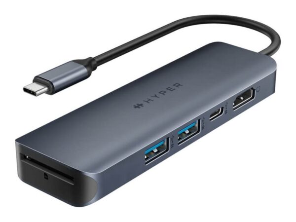 TARGUS HyperDrive EcoSmart Gen.2 Universal USB-C 6-in-1 Hub w 100 W PD Power Pass-thru