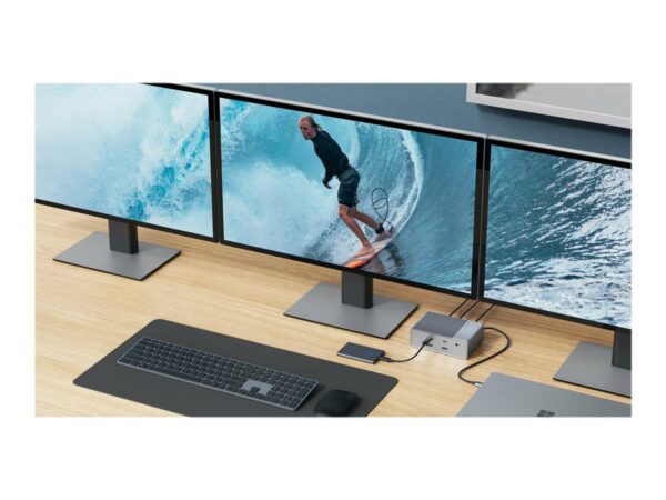 TARGUS HyperDrive Universal GEN2 15-in-1 USB-C Triple Video Docking Station – For MST enabled devices