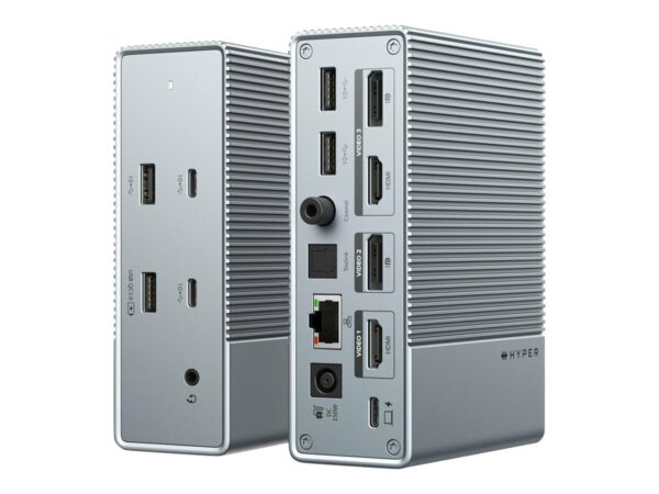 TARGUS HyperDrive Universal GEN2 15-in-1 USB-C Triple Video Docking Station – For MST enabled devices