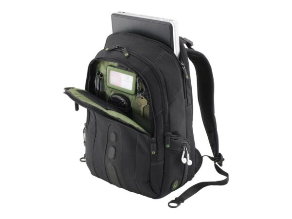 TARGUS Sac a Dos Jusqu a 15.6p ecologique noir Nylon Recycle P.E.T. 900D garantie a vie