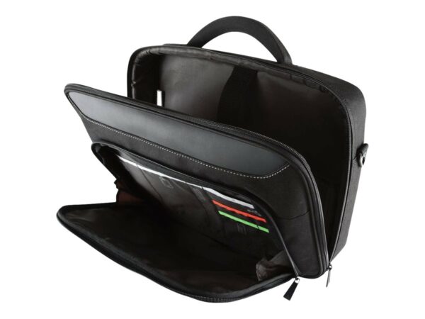 TARGUS sacoche Classic 15-15.6p Clamshell noire et rouge