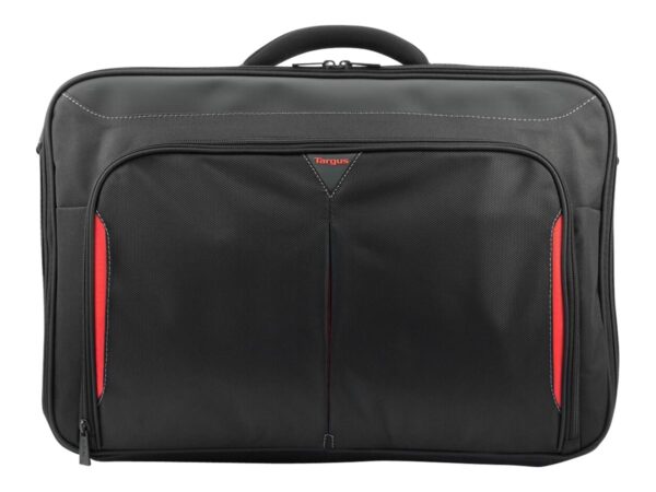 TARGUS sacoche Classic 17-18p Clamshell noire et rouge
