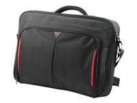 TARGUS sacoche Classic 17-18p Clamshell noire et rouge