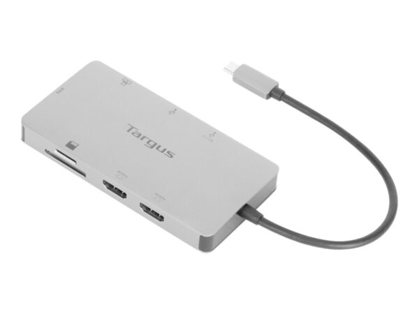 TARGUS USB-C Universal Dual HDMI 4K Docking Station with 100W Power Delivery Pass-Thru
