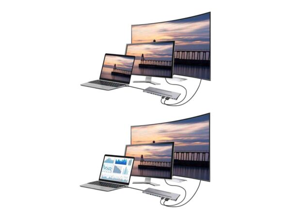 TNB 11in1 USB-C Type C Dock With This USB-C Hub Easily Connect All USB-A Compatible Devices To A Device An HDMI Cable