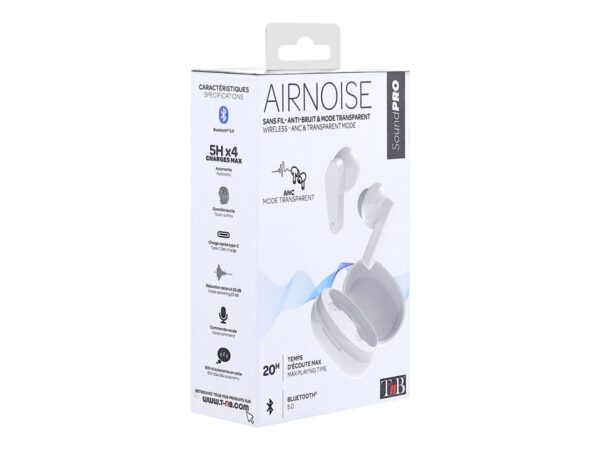 TNB AIR NOISE – TWS earphones with intelligent noise processing – white