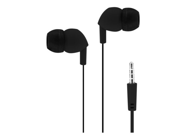 TNB BE COLOR – Earphones + micro – Into-ear flat cable – Black/White