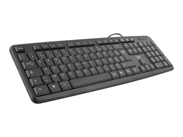 TNB BRIDGE – Wired mouse + keyboard AZERTY- black (FR)