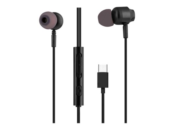 TNB C-BUDS – In ear digital Type C earphones – black