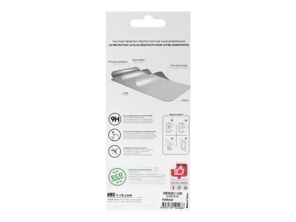 TNB Full Tempered Glass Protection For Samsung Galaxy A32 5G Transparent